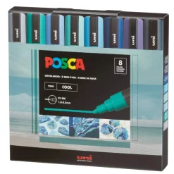 POSCA Cool Colors PC-5M Paint Marker Set