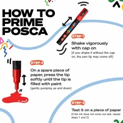 POSCA® PC5M Color Shades Medium Bullet Tip Paint Markers