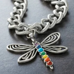 Positive Intentions Dragonfly Pendant by Bead Landing™