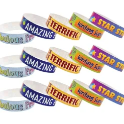 Positive Reinforcement Brag Bracelets, 10 Designs, 100 Per Pack, 3 Packs