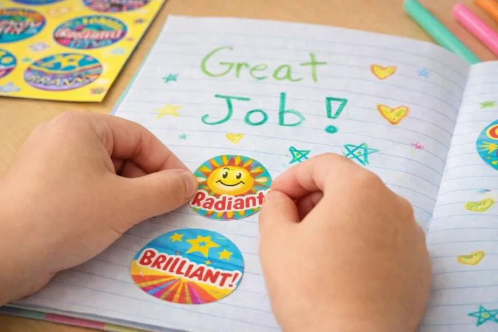 Positive Words Scratch ’n Sniff Stinky Stickers® Variety Pack – 300 Count Scented Reward Stickers