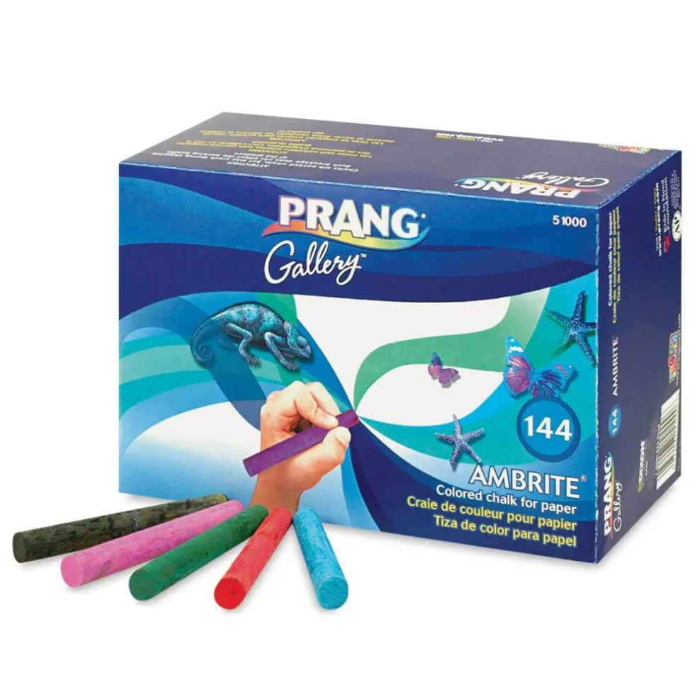 Prang Ambrite Paper Chalk - Set of 144