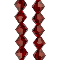 Preciosa Glass Crystal Bicone Beads, 6mm by Bead Landing™