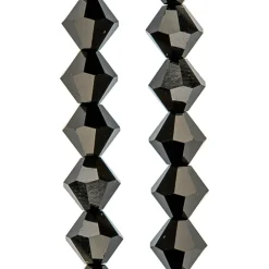 Preciosa Glass Crystal Bicone Beads, 6mm by Bead Landing™