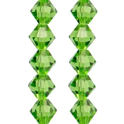 Preciosa Glass Crystal Bicone Beads, 6mm by Bead Landing™