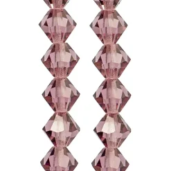 Preciosa Glass Crystal Bicone Beads, 6mm by Bead Landing™
