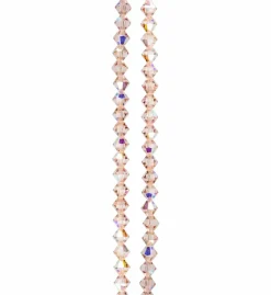 Preciosa Glass Crystal Bicone Beads, 6mm by Bead Landing™