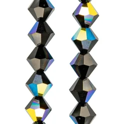 Preciosa Glass Crystal Bicone Beads, 6mm by Bead Landing™
