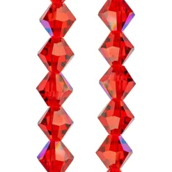 Preciosa Glass Crystal Bicone Beads, 6mm by Bead Landing™