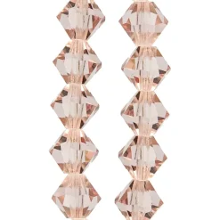 Preciosa Glass Crystal Bicone Beads, 6mm by Bead Landing™