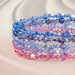 Preciosa Glass Crystal Bicone Beads, 8mm by Bead Landing™