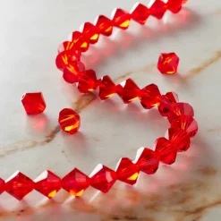 Preciosa Glass Crystal Bicone Beads, 8mm by Bead Landing™