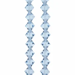 Preciosa Glass Crystal Bicone Beads, 8mm by Bead Landing™