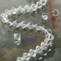 Preciosa Glass Crystal Bicone Beads, 8mm by Bead Landing™