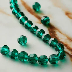 Preciosa Glass Crystal Round Beads, 6mm by Bead Landing™