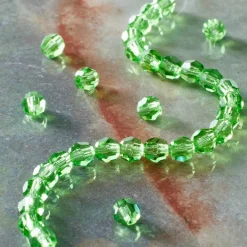 Preciosa Glass Crystal Round Beads, 4mm by Bead Landing™