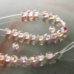 Preciosa Glass Crystal Round Beads, 4mm by Bead Landing™