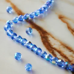 Preciosa Glass Crystal Round Beads, 4mm by Bead Landing™