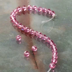 Preciosa Glass Crystal Round Beads, 4mm by Bead Landing™
