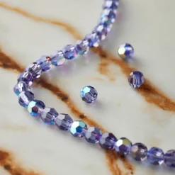 Preciosa Glass Crystal Round Beads, 4mm by Bead Landing™