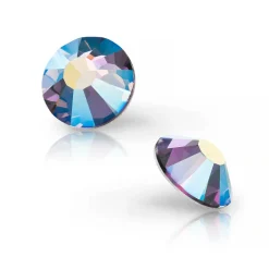 Preciosa MAXIMA SS20 Aurora Borealis Flatback Czech Crystals, 144ct.