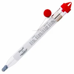 Precision Classic Candy/Deep Fry/Confection Glass Thermometer, Red/Clear