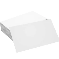 Precut Butcher Paper Sheets for Sublimation & Heat Press Crafts (Large, 6 in x 3 in), White, Uncoated