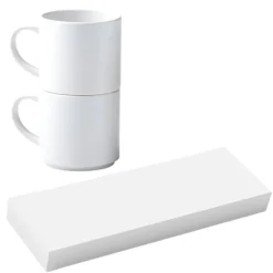 Precut Butcher Paper Sheets, Fits 10 oz Stackable Sublimation Mugs Perfectly (10 in x 3 in), White, Uncoated