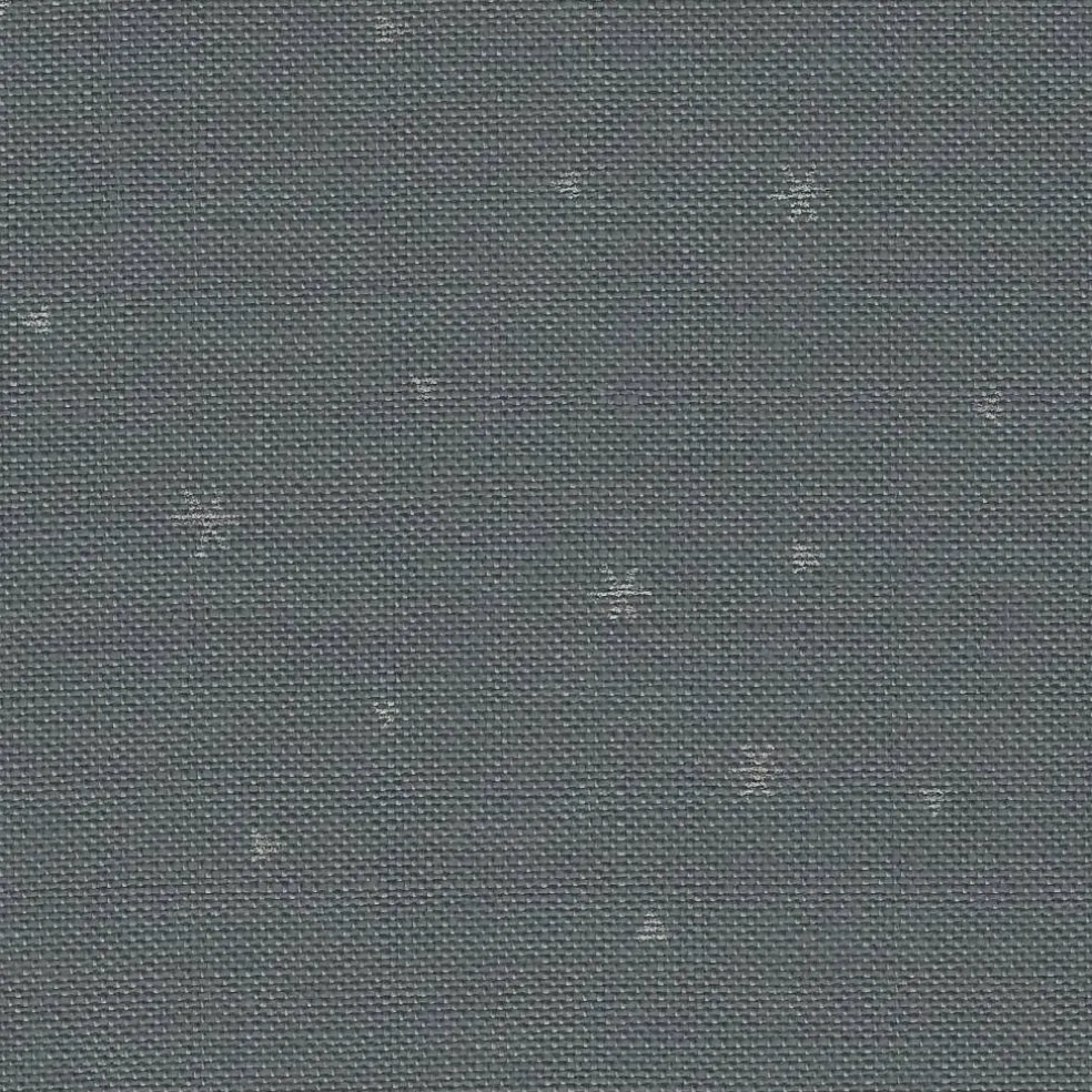 Precut Zweigart Belfast Sparkle 32 count Dark Grey/ Printed Metallic Silver