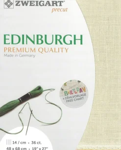 Precut Zweigart Edinburgh 36 count Platinum