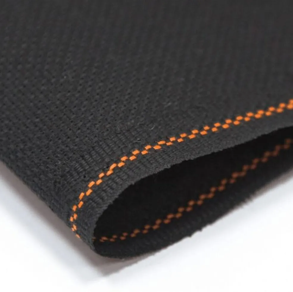 Precut Zweigart Fein-Aida 18 ct. Black