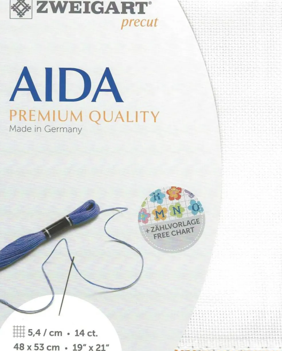 Precut Zweigart Stern-Aida Antique White