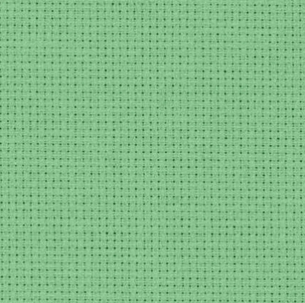 Precut Zweigart Stern-Aida 14 count Light Green