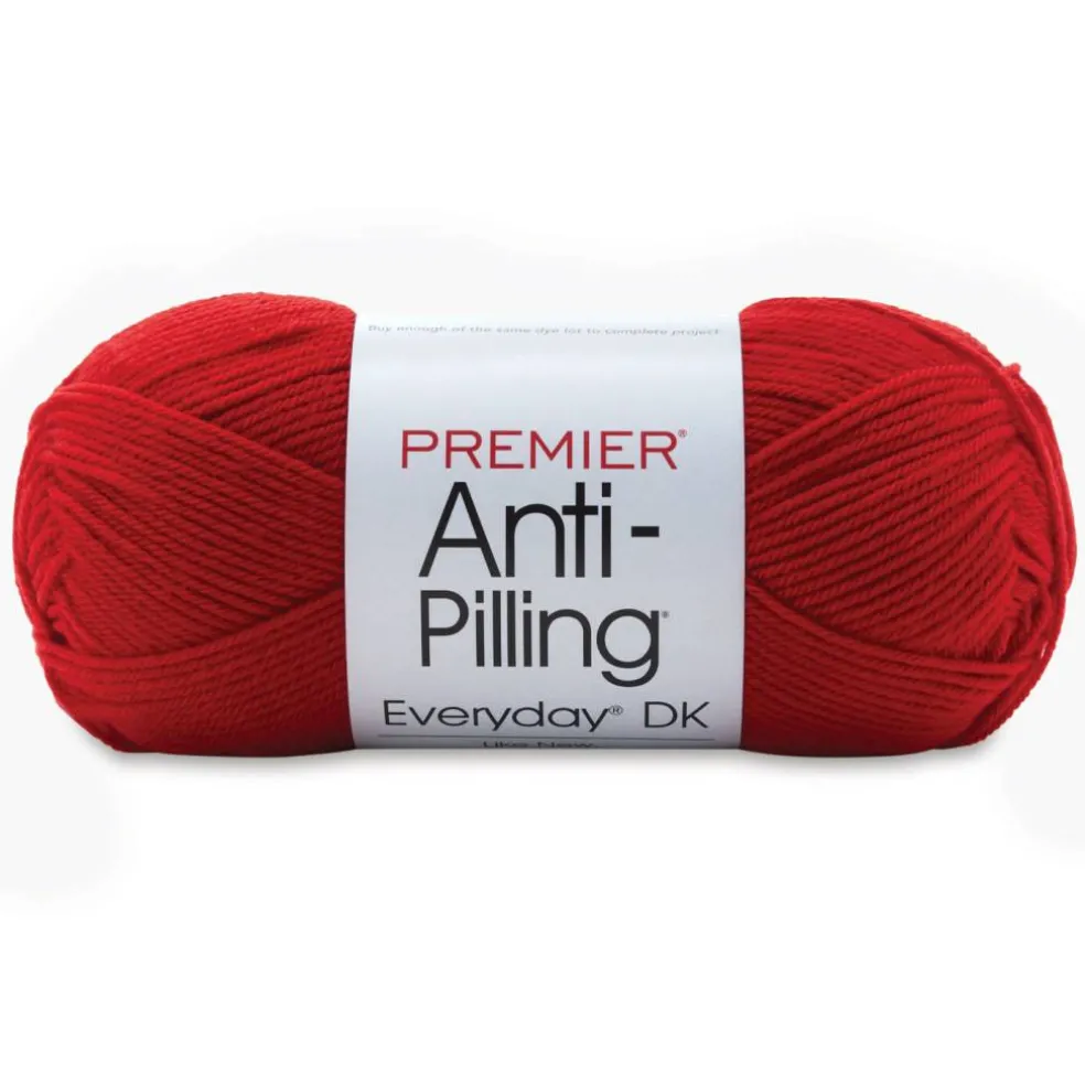 Premier Yarn Anti-Pilling Everyday DK Yarn - Really Red, 273 yards