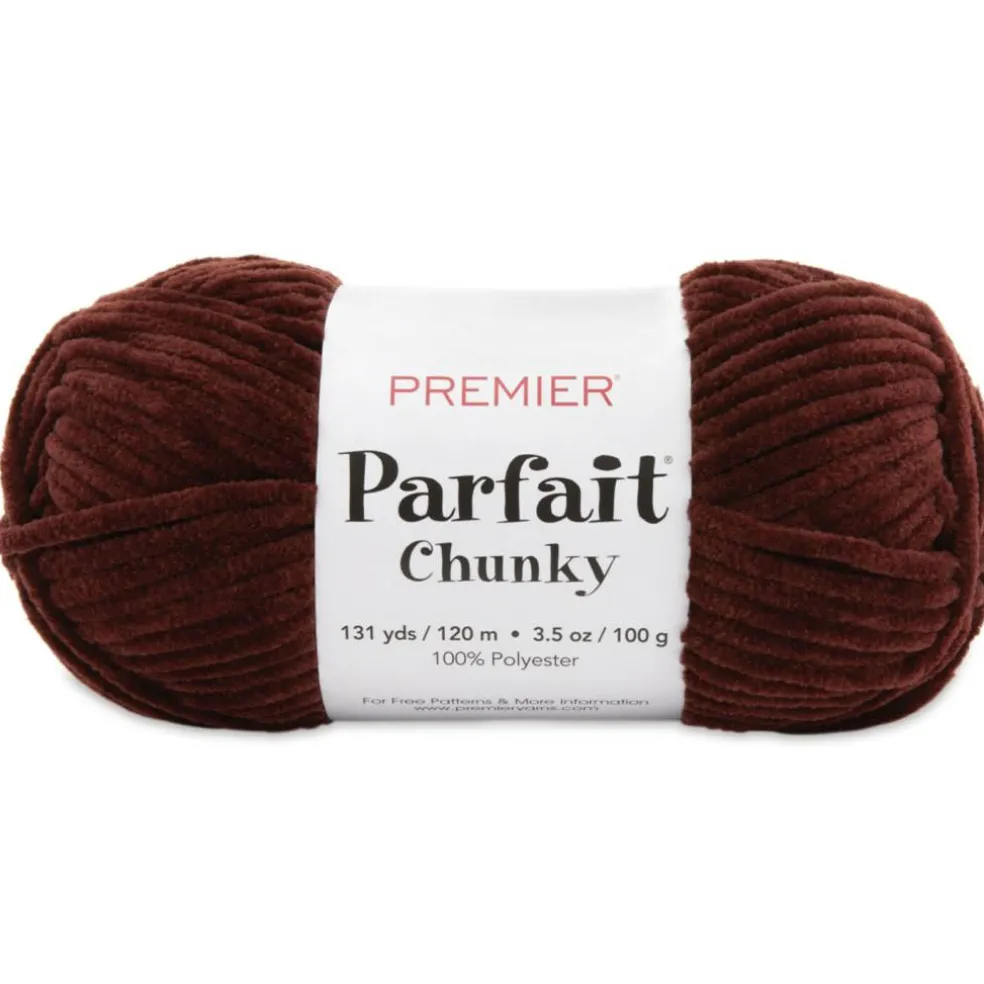 Premier Yarn Parfait Chunky Yarn - Chocolate, 131 yds