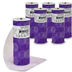 Premium Jumbo Polka Dot Tulle Spool of 6