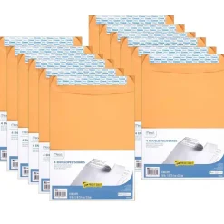 Press-It Seal-It® Envelopes, 10" x 13", 4 Per Box, 12 Boxes