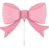 12.5" Pretty Pink Bow Stick Balloon