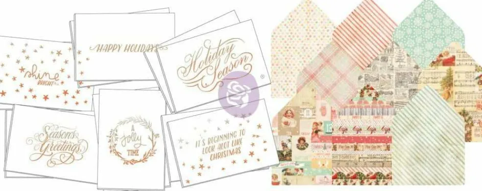 Prima Marketing 655350991531 Christmas Watercolor Card Kit