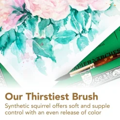 Princeton™ Neptune™ Synthetic Hair Watercolor Round Brush