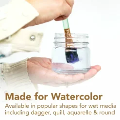 Princeton™ Neptune™ Synthetic Hair Watercolor Round Brush