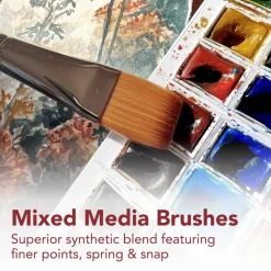 Princeton⢠Velvetouch⢠Series 3900 Long Handle Flat Brush