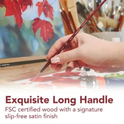 Princeton™ Velvetouch™ Series 3900 Long Handle Flat Brush