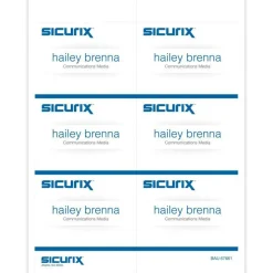 Printable Badge Inserts, 4" x 3", Pack of 60