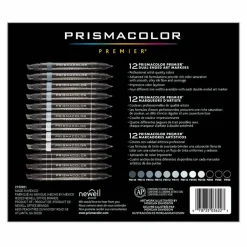Prismacolor® Premier® Cool Grey Dual-Ended Art Markers, 12ct.