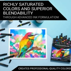 Prismacolor® Premier® Dual-Ended 72 Color Sunflower Box Art Marker Set