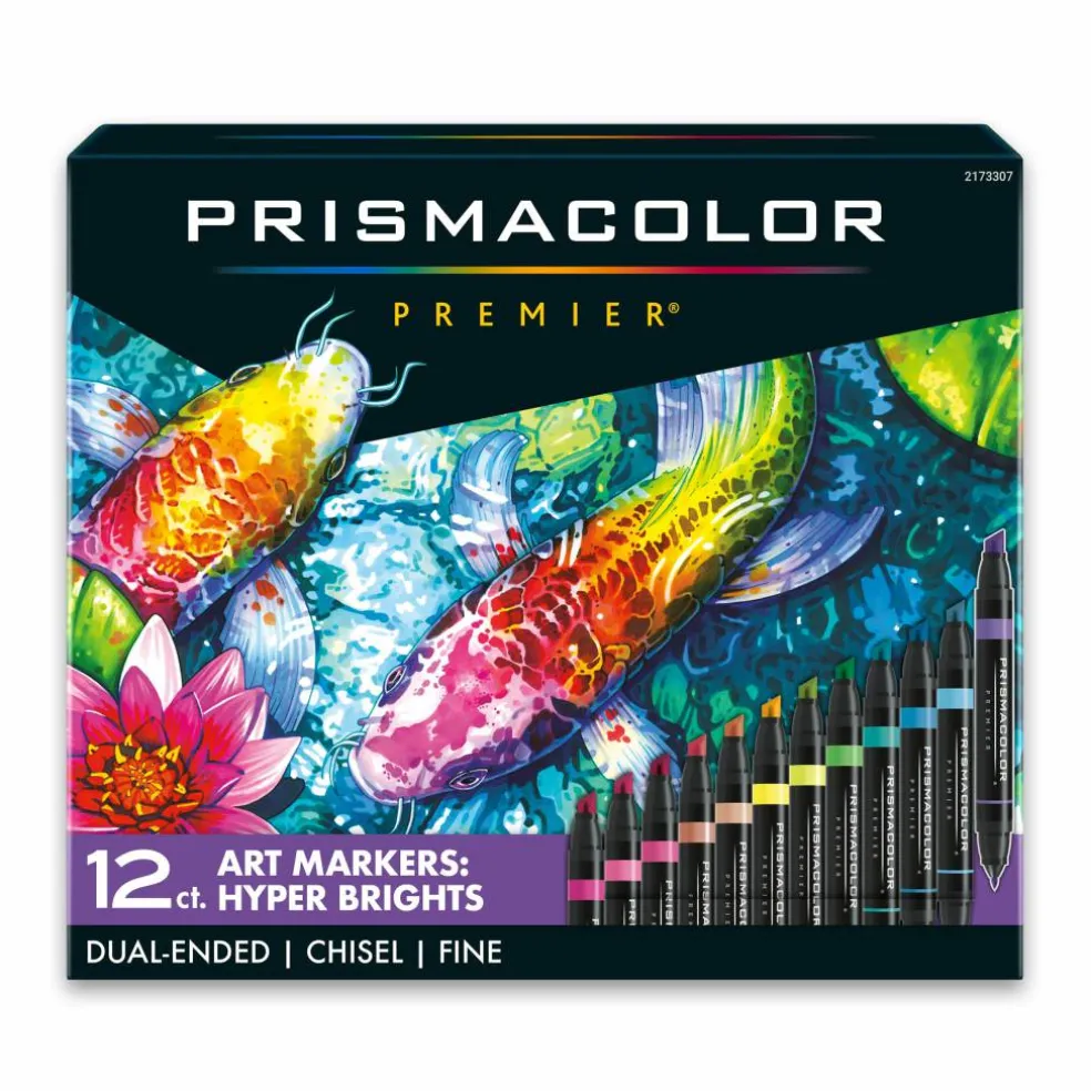 Prismacolor® Premier® Hyper Brights Dual-Ended Art Markers, 12ct.