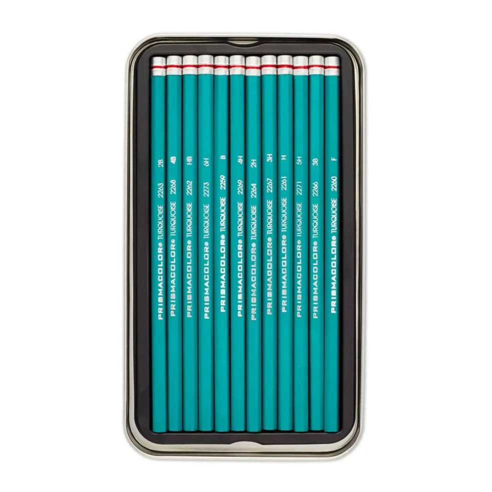 Prismacolor® Premier® Turquoise Medium Graphite Pencil Set