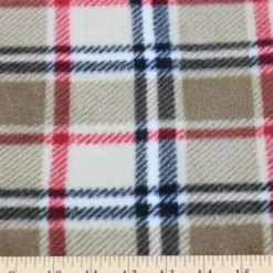 Proper Plaid Anti-Pill Fleece Fabric