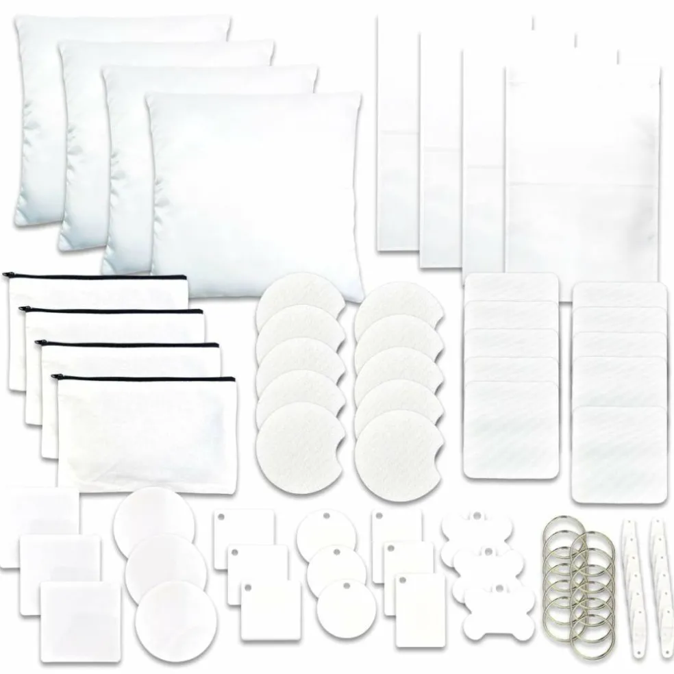 ProSub Sublimation Blank Set for Epson & Sawgrass - 50pc